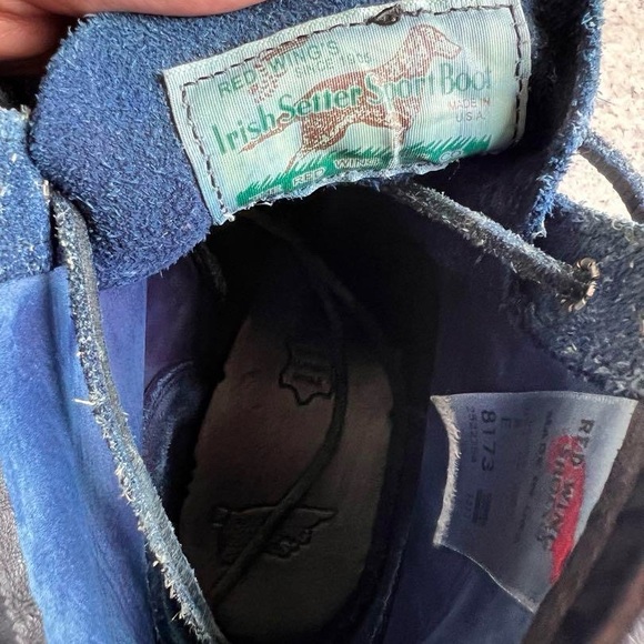 Red Wing 8173 Limited Edition Blue Indigo Natural Dye - Picture 7 of 7